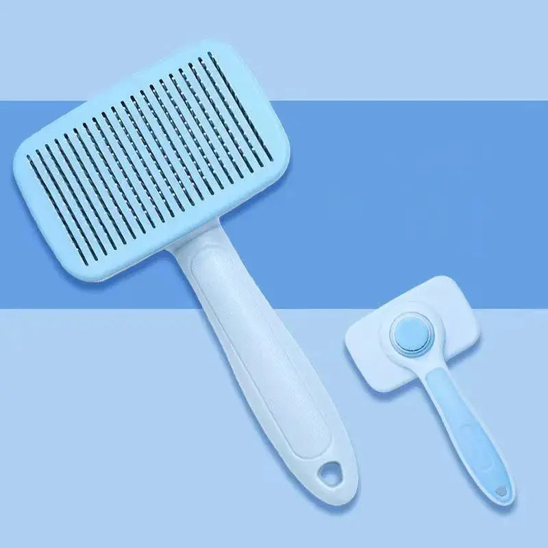 Brosse avec bouton pressoir - - Dogsaddicte