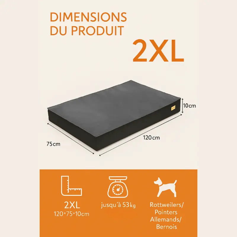 Lit pour chien imperméable - - Dogsaddicte