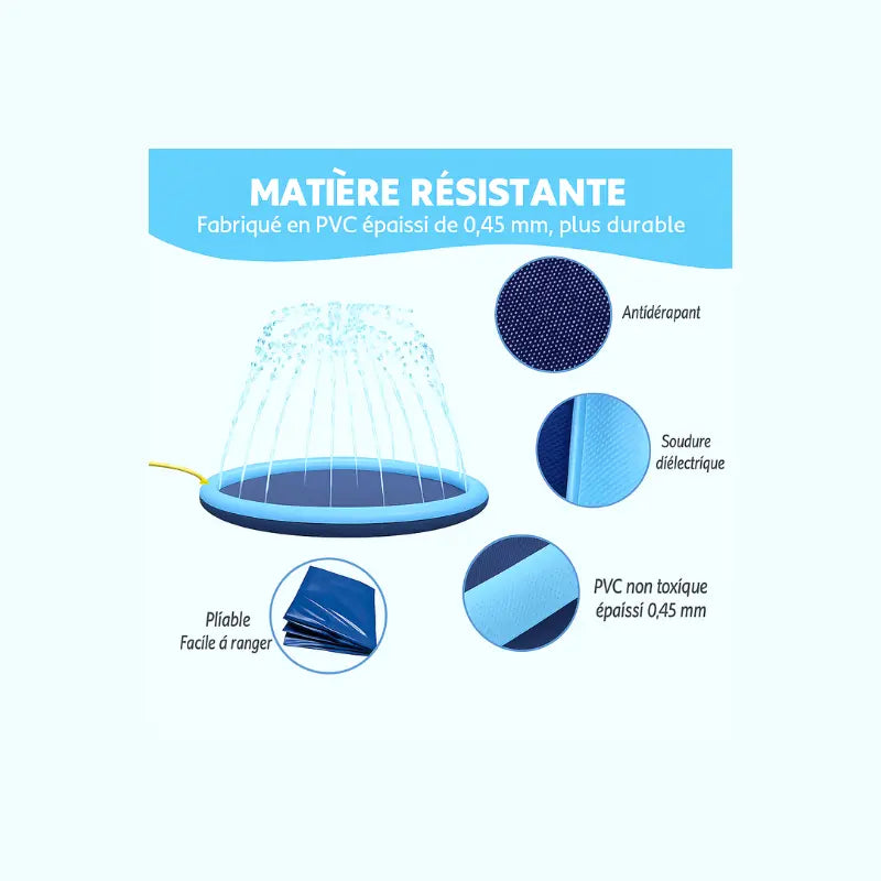 Piscine pour chien arroseur - - Dogsaddicte