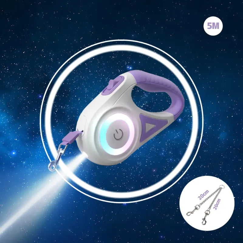 Laisse Rétractable LED 3m/5m - - Dogsaddicte