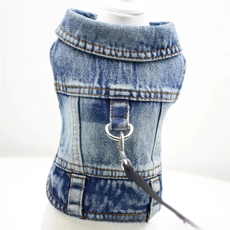 Veste Jean Chien Petit/Moyen - - Dogsaddicte