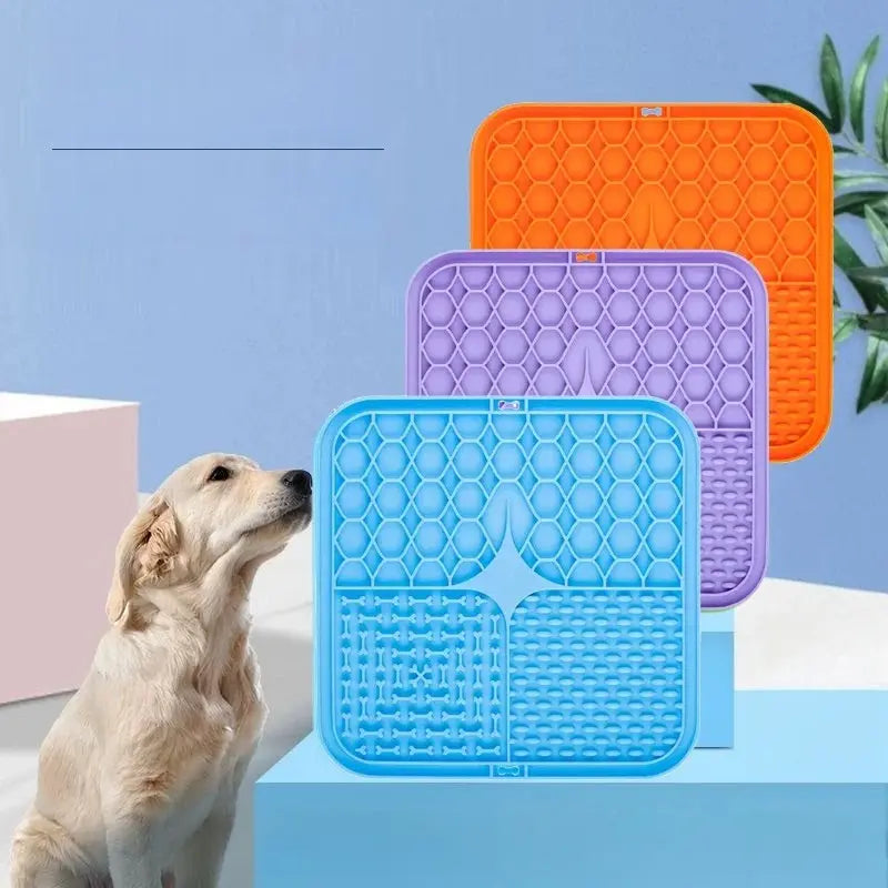 Tapis de léchage anti-glouton pour chien -  - Dogsaddicte