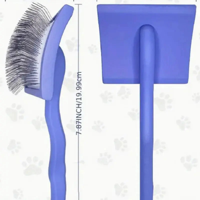 Brosse poil-long, long manche. -  - Dogsaddicte