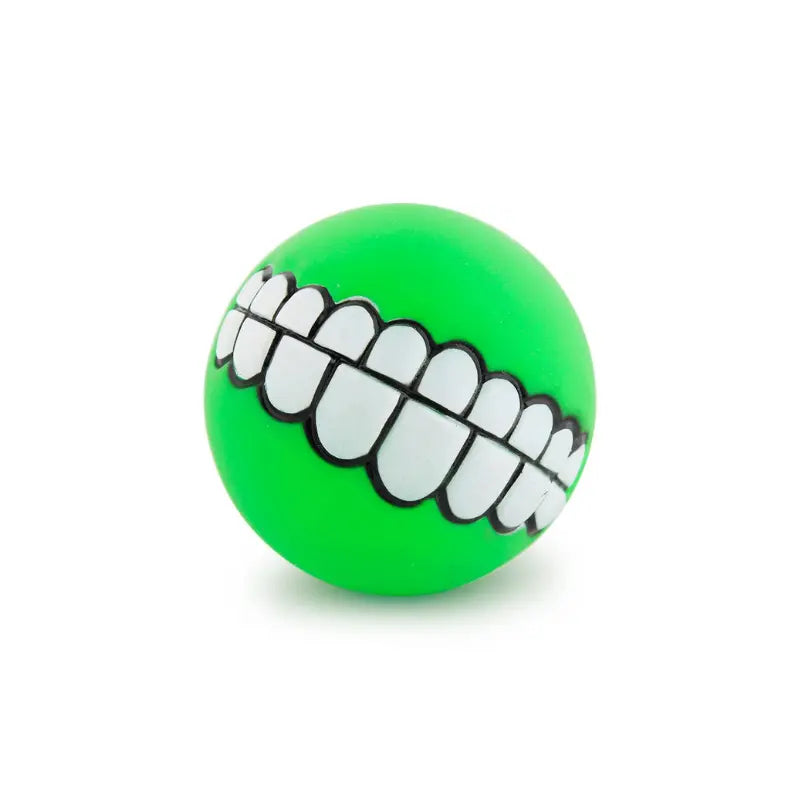 Balle Dents Drôle Couineuse Chien -  - Dogsaddicte