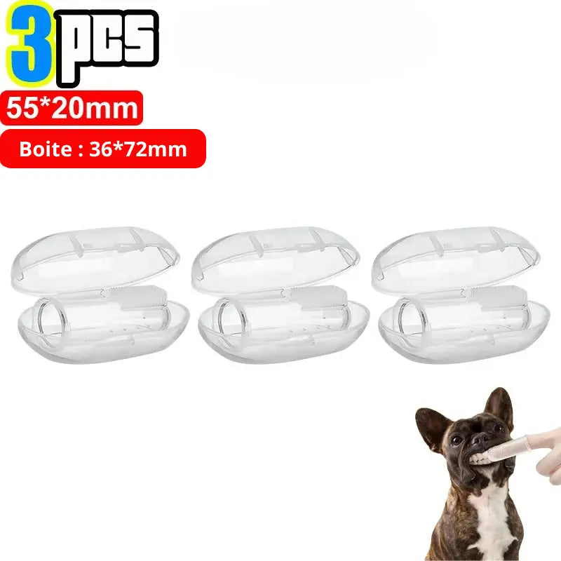 Brosse a dent chien silicone -  - Dogsaddicte