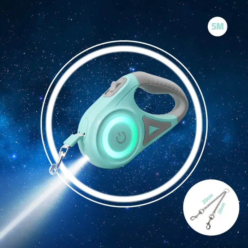 Laisse Rétractable LED 3m/5m -  - Dogsaddicte