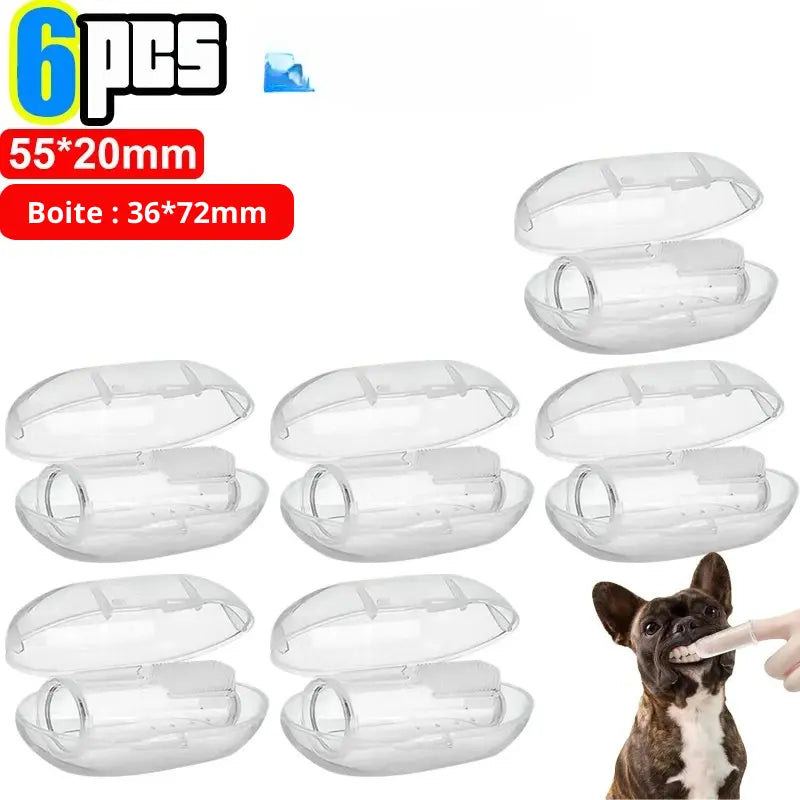 Brosse a dent chien silicone -  - Dogsaddicte