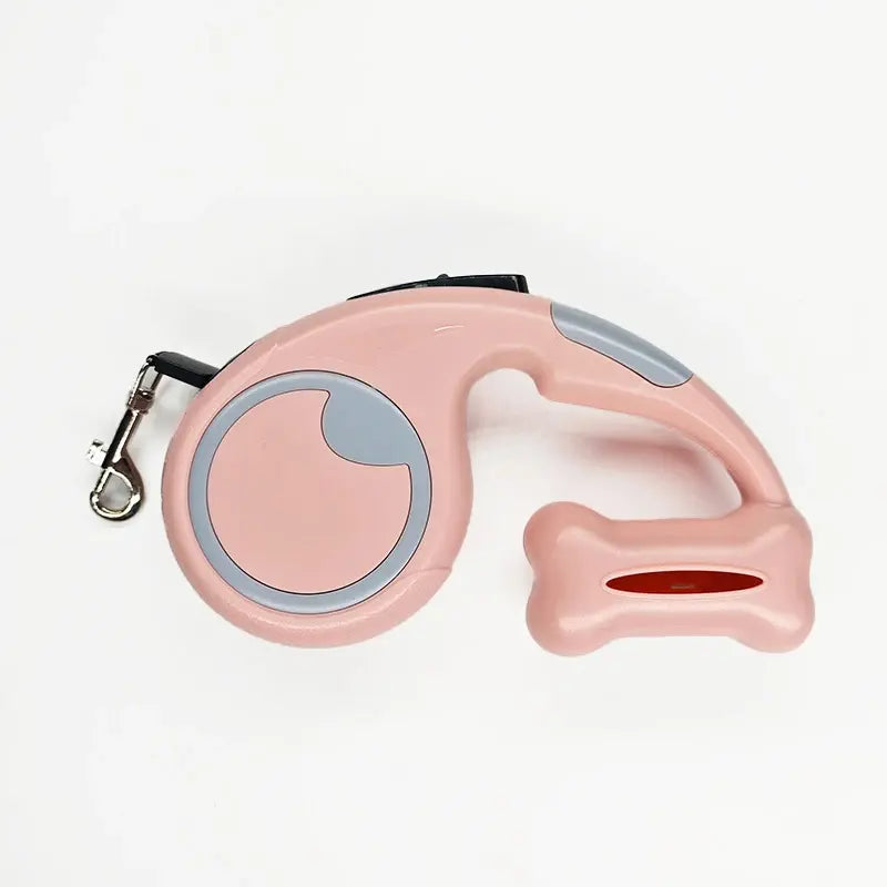 Laisse pour chien rétractable 2en1 3&5M -  - Dogsaddicte